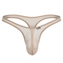CandyMan Invisible Mesh Thong - Beige