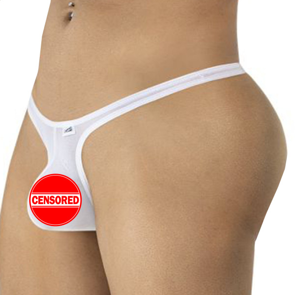 String Invisible Résille Blanc CandyMan