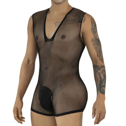 Body Corset Résille Noir CandyMan