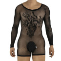 Body Tatoo Manches Longues Résille Noir CandyMan