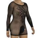Body Tatoo Manches Longues Résille Noir CandyMan