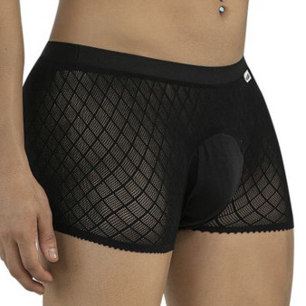 Boxer Diamond Résille Noir CandyMan