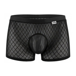 Boxer Diamond Résille Noir CandyMan