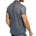 Chemisette Metallic Bloom Bleu Cobalt ES Collection