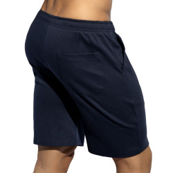 Short Gym Coton Bleu Marine ES Collection