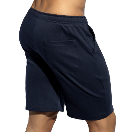 ES Collection Cotton Gym Shorts - Navy