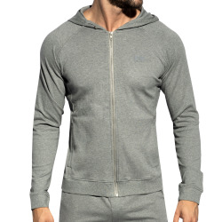 ES Collection Full-Zip Hoodie - Heather Grey