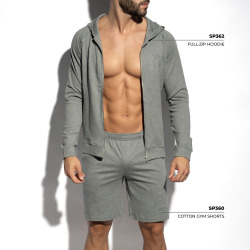 ES Collection Full-Zip Hoodie - Heather Grey