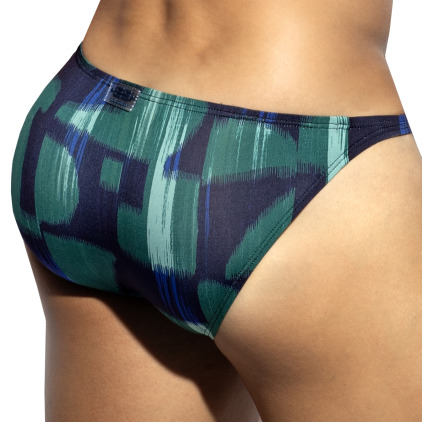 ES Collection Abstract Bikini Briefs - Green