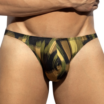 Slip Bikini Abstract Moutarde ES Collection