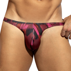 ES Collection Abstract Mini Thong - Garnet