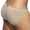 Addicted Mock Ribs Bikini Briefs - Beige