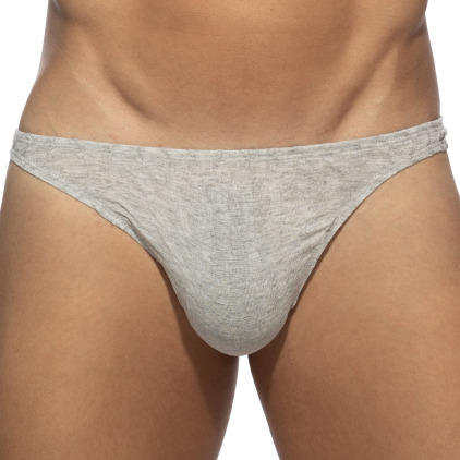 String Mock Ribs Gris Chiné Addicted