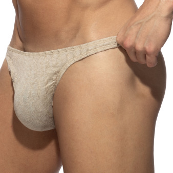 String Mock Ribs Beige Addicted