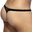 Addicted Mock Ribs Mini Thong - Black