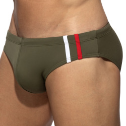 Slip de Bain Sport Kaki Addicted
