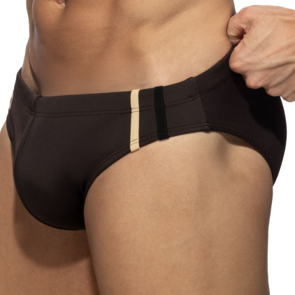 Slip de Bain Sport Marron Addicted