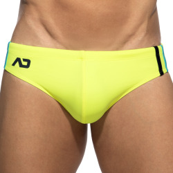 Slip de Bain Sport Jaune Fluo Addicted