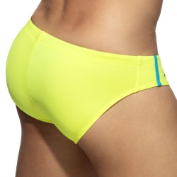 Slip de Bain Sport Jaune Fluo Addicted