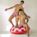 CandyMan Printed Thong - Pink