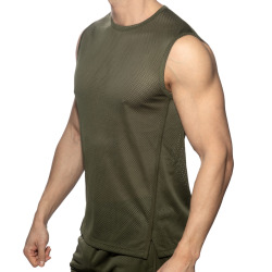 Addicted Los Angeles Sports Tank Top - Khaki