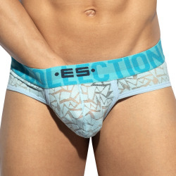 ES Collection Spider Sexy Briefs - Light Blue