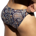 Slip Bikini Paisley Bleu Marine ES Collection