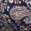 Slip Bikini Paisley Bleu Marine ES Collection