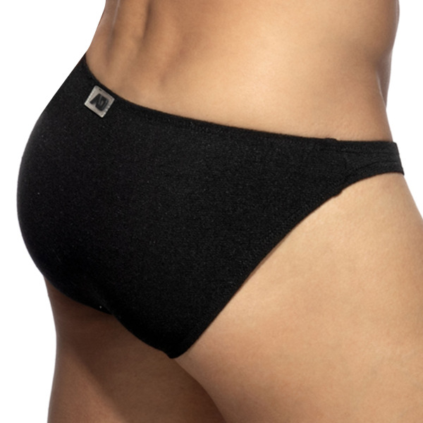Slip Bikini Jersey Slub Noir Addicted