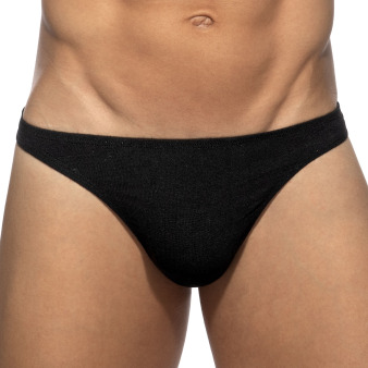 Addicted Slub Jersey Thong - Black