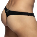String Jersey Slub Noir Addicted