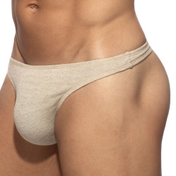 Addicted Slub Jersey Thong - Beige