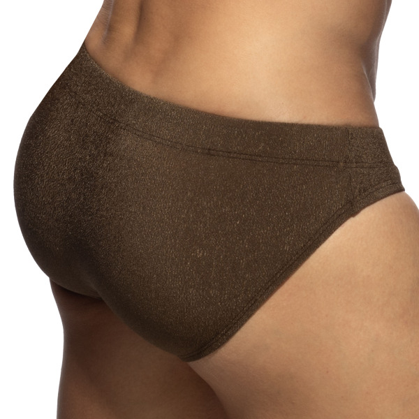 Addicted Pique Swim Briefs - Brown