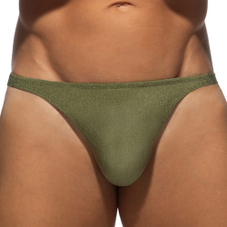 String de Bain Piqué Kaki Addicted