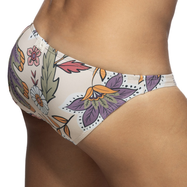 Slip de Bain Bikini Mini Garden Ivoire Addicted