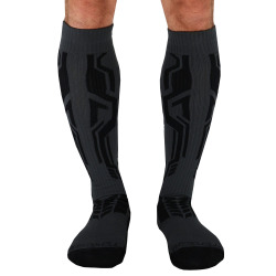 Breedwell Cyber Knee Socks - Charcoal