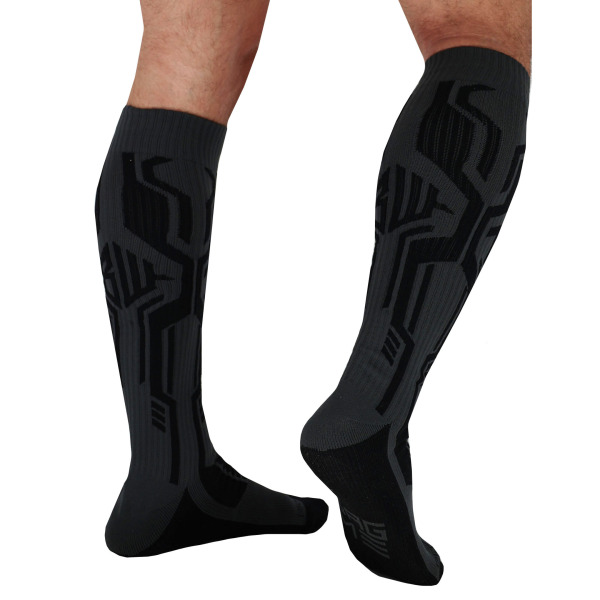 Chaussettes Hautes Cyber Anthracite Breedwell