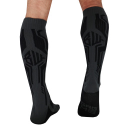 Breedwell Cyber Knee Socks - Charcoal