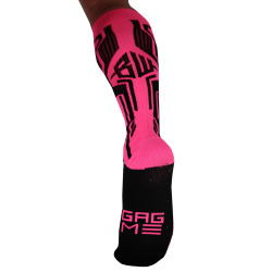 Breedwell Cyber Knee Socks - Neon Pink
