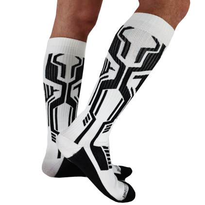 Breedwell Cyber Knee Socks - White