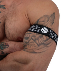 Breedwell 2-Pack Gagged Armbands - Black - White