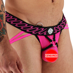 Breedwell Gagged Jock - Neon Pink