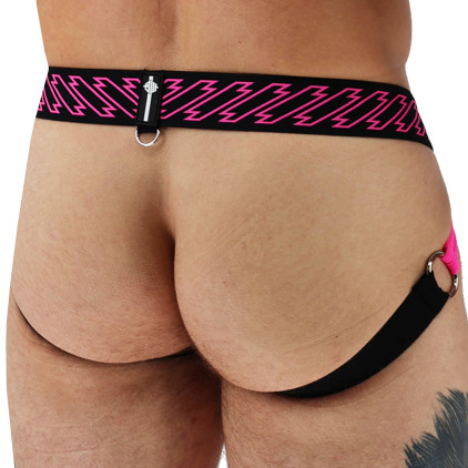 Breedwell Gagged Jock - Neon Pink