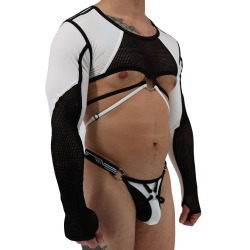 Breedwell Gagged Sheath - White - Black