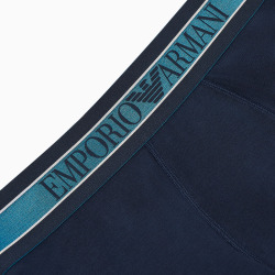 Emporio Armani Mega Elastic Boxer Briefs - Navy