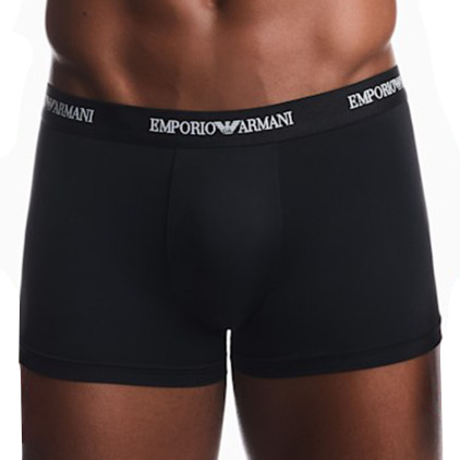 Boxer Essential Microfiber Noir Emporio Armani