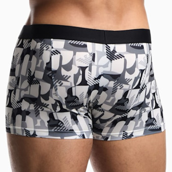 Boxer All Over Microfiber Noir Emporio Armani