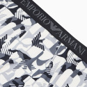Emporio Armani All Over Microfiber Boxer Briefs - Black
