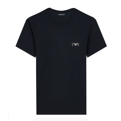 T-Shirt Bold Monogram Noir Emporio Armani