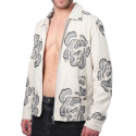 Veste Broderies Florales Frilivin